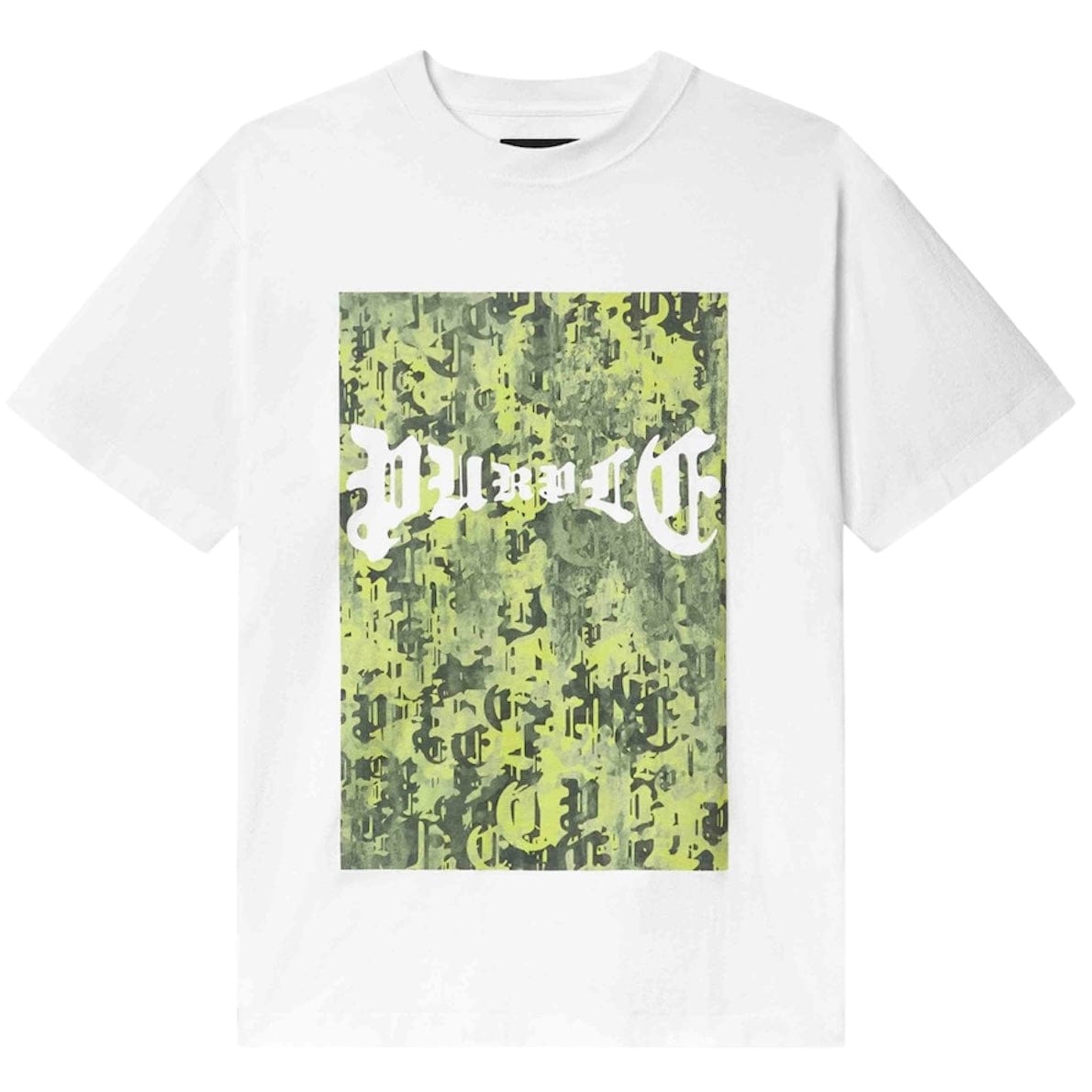 Purple Brand Gothic Camo Tee (Brilliant White) P104-TWGC325