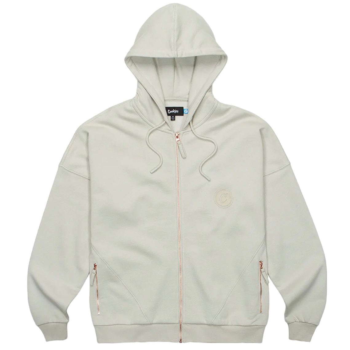 Cookies First Light Full Zip Hoodie (Sand) CM241HFC05