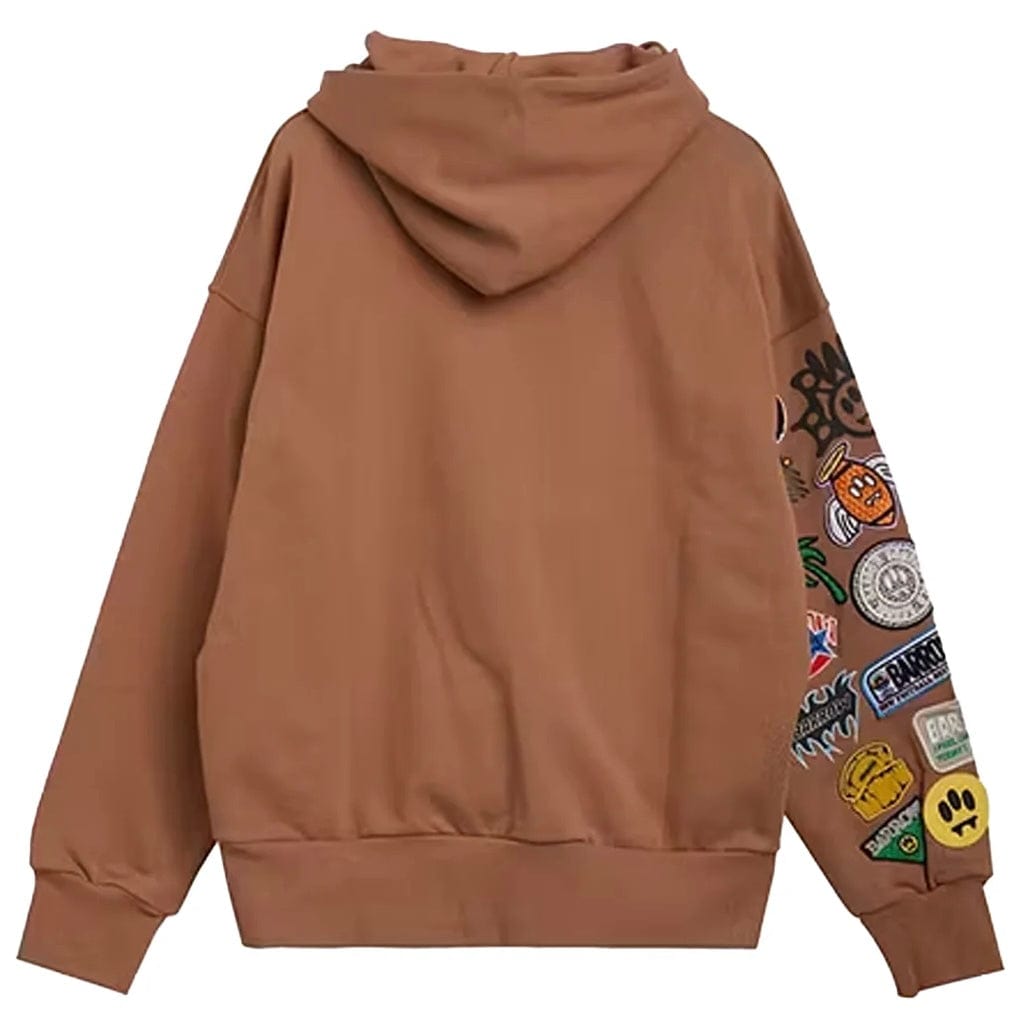 Barrow Unisex Patch Hoodie (Fango/Mud) S5BWUAHS017-094