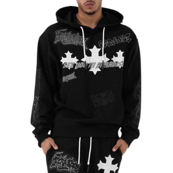 See You In Paradise The Reaper Pullover Hoodie (Jet Black) 8641H