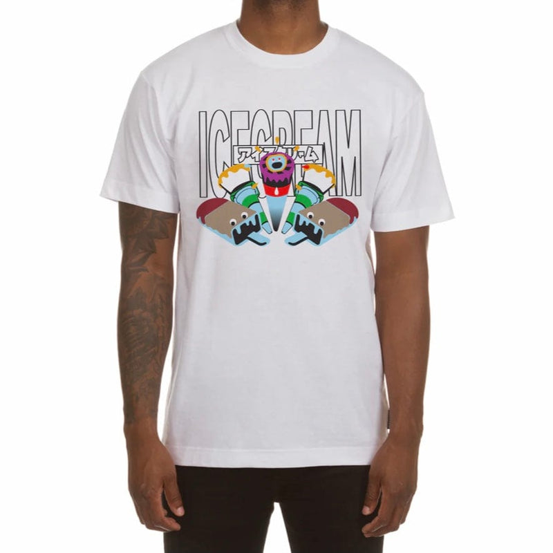 Ice Cream The Gang SS Tee (White) 441-4203