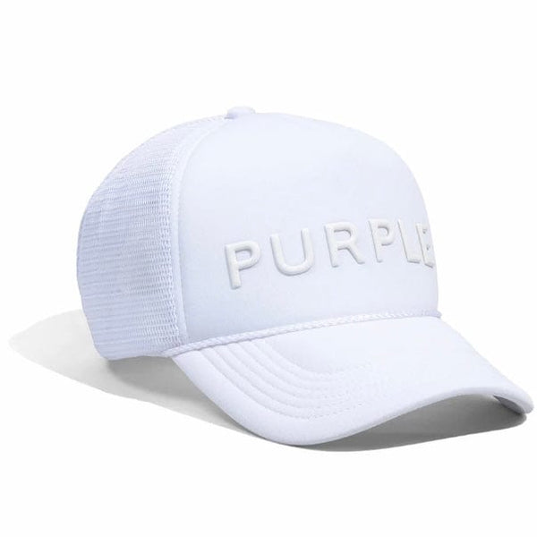 Purple Brand Silicone Foam Trucker Hat (White) P902-FTWH423