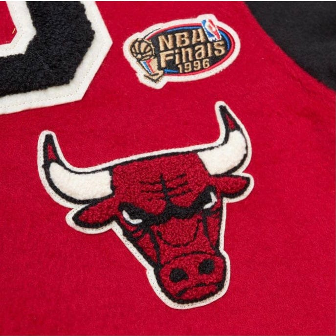 Mitchell & Ness Nba Chicago Bulls Team Legacy Varsity Jacket (Red/Black)
