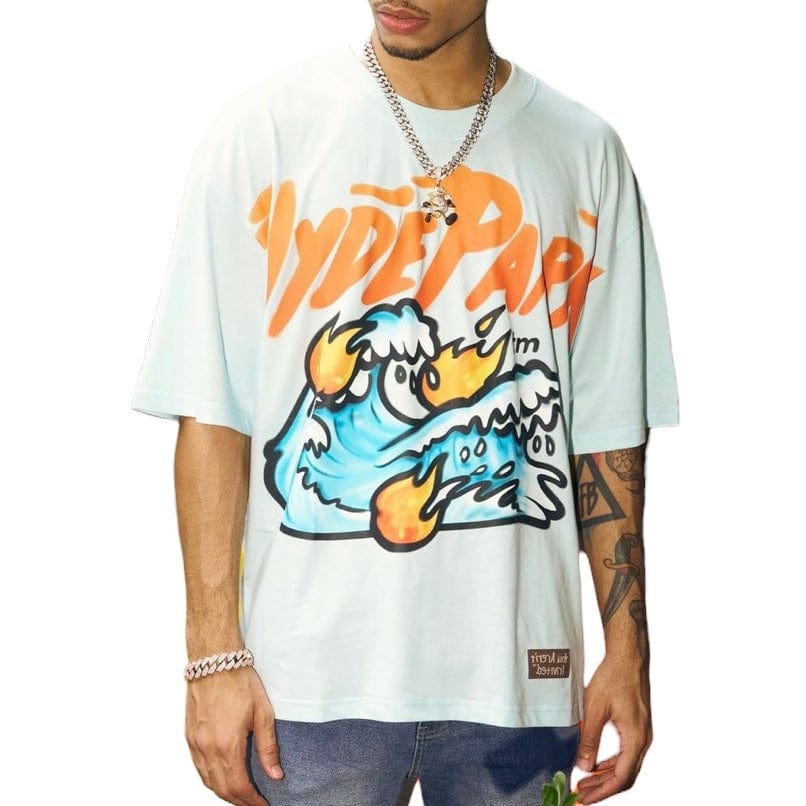 Hyde Park Tsunami Weekend Tee (Light Blue)