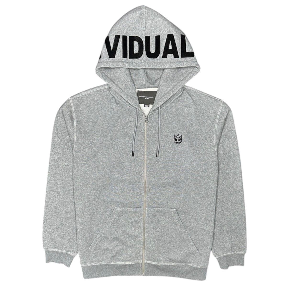 Cult Of Individuality Zip Hoody (Charcoal) 621A0-ZH23D