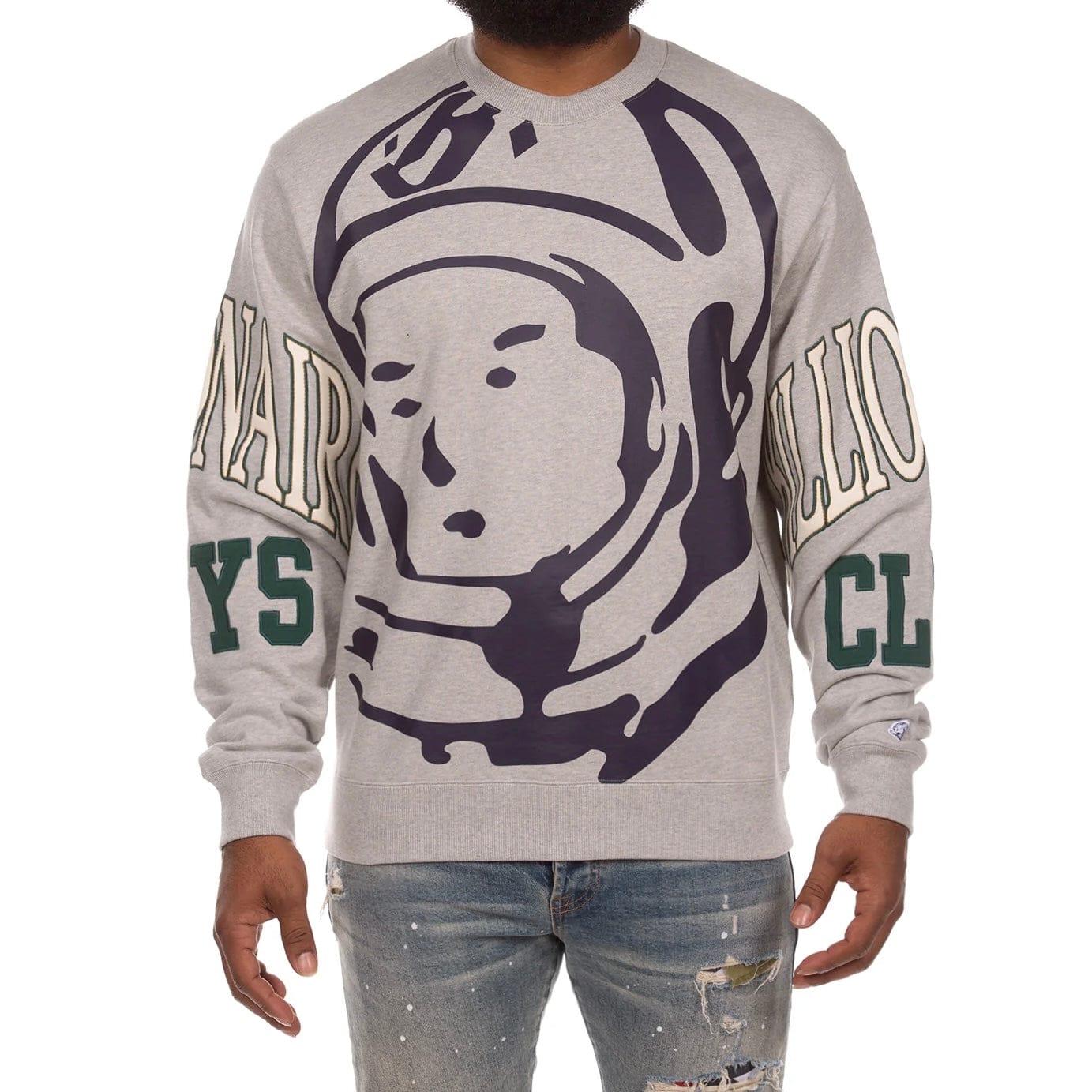 Billionaire Boys Club BB Big Face Sweatshirt (H. Grey) 851-8301