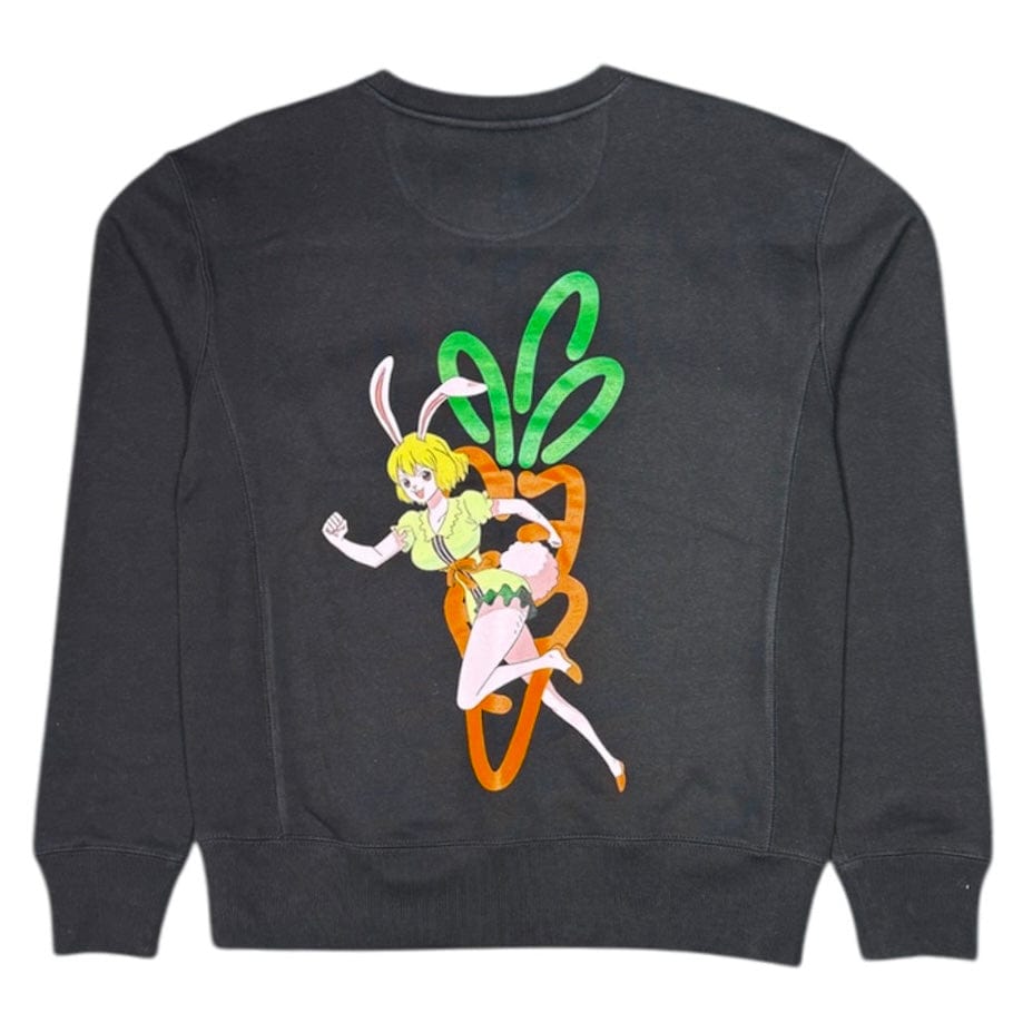 Carrots X One Piece Crewneck Sweatshirt (Black) CRTOP11