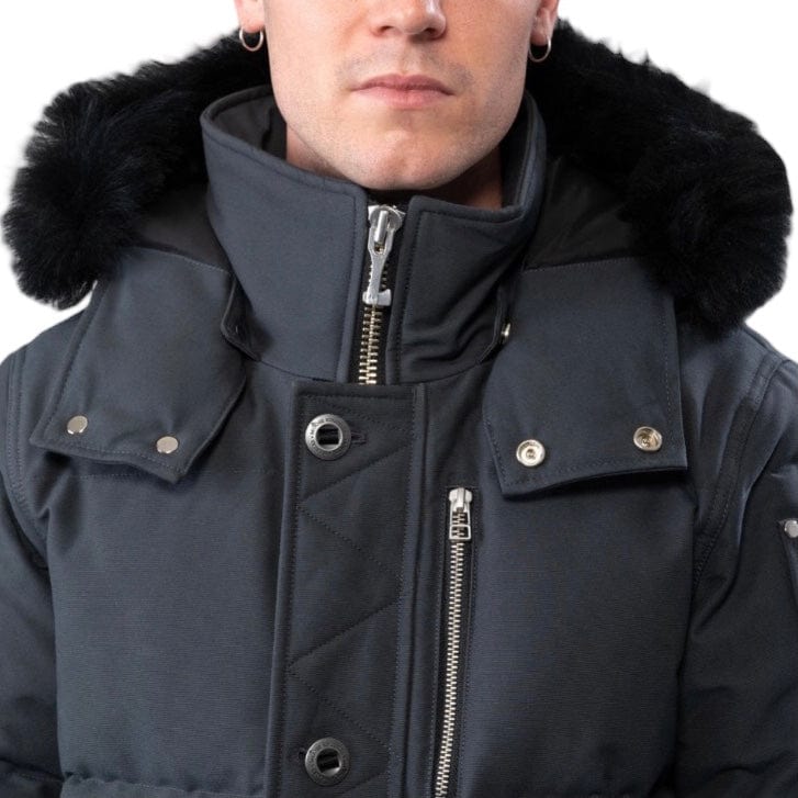 Moose Knuckles Original 3Q Neoshear Jacket (Granite/Black Shearling)