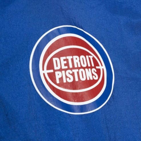 Mitchell & Ness Nba Detroit Pistons Undeniable Full Zip Winbreaker (Royal)
