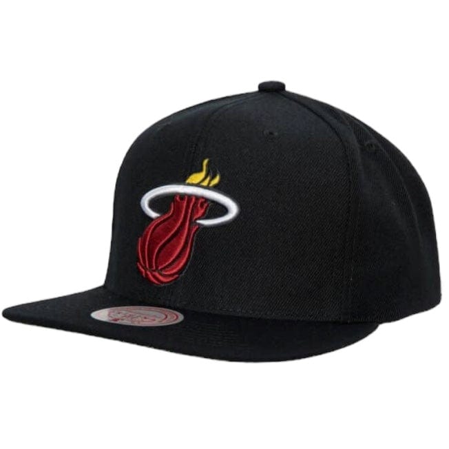 Mitchell & Ness Nba Miami Heat Top Spot Snapback (Black)