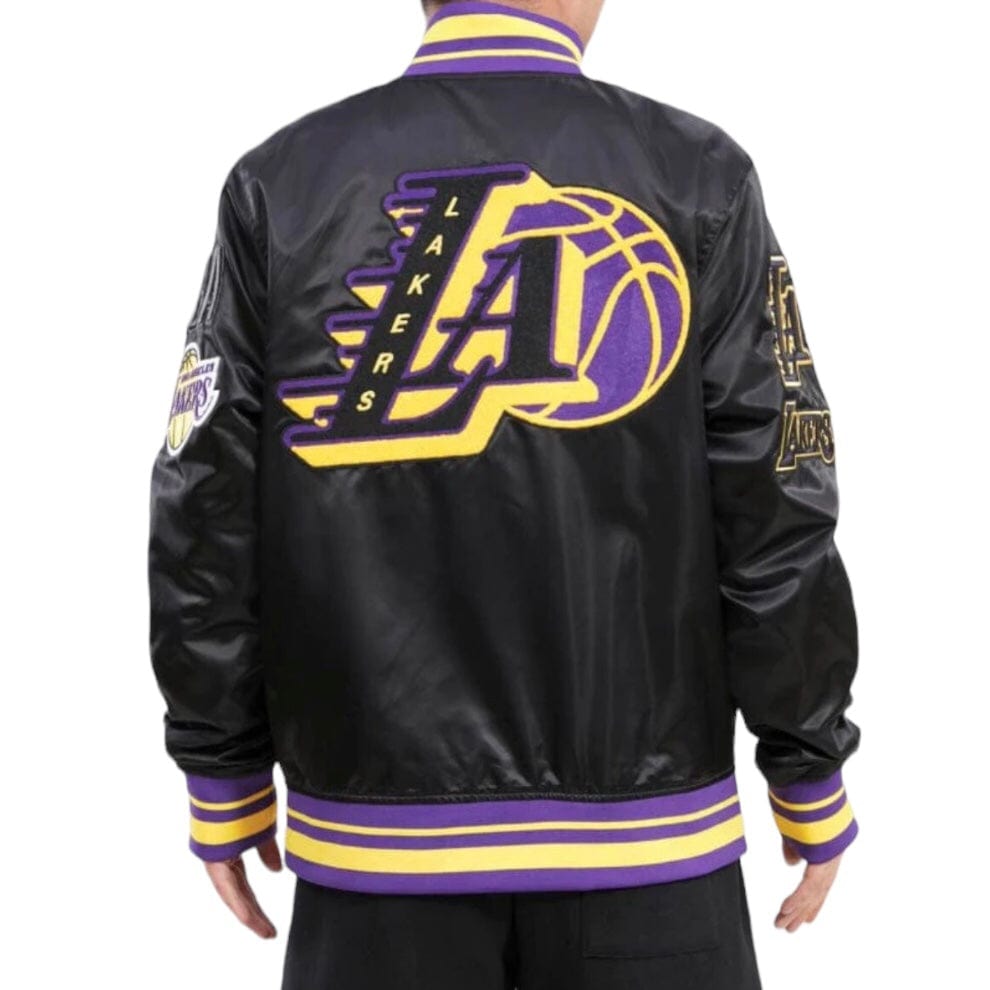 Pro Standard Los Angeles Lakers Mash Up Satin Jacket (Black) BLL654292