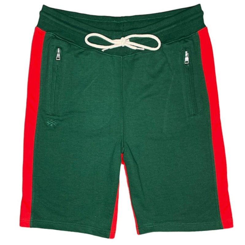 Jordan Craig Striped Fleece Short (Green) - 8291S