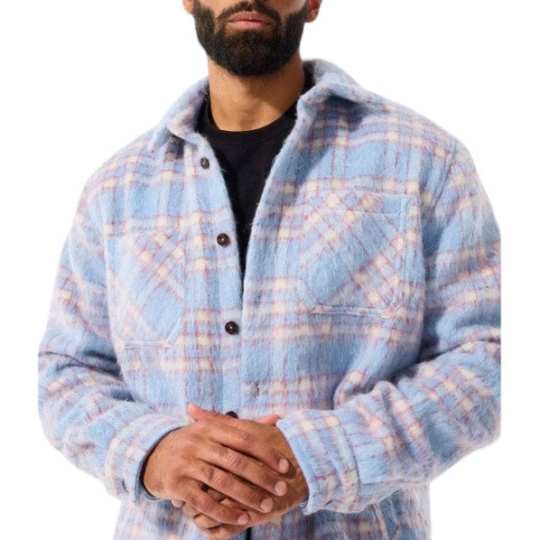 Jordan Craig See You In Paradise Flannel Shacket (Sky Blue) 2561