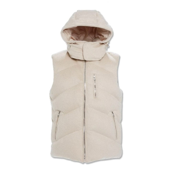 Jordan Craig Tahoe Wool Puffer Vest (Oatmeal) 91586V