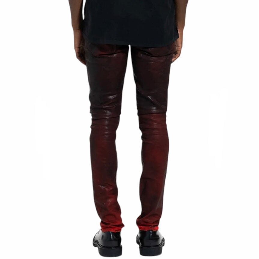 Purple Brand Molten Lava Coated Denim (Red) P001-MLCC423