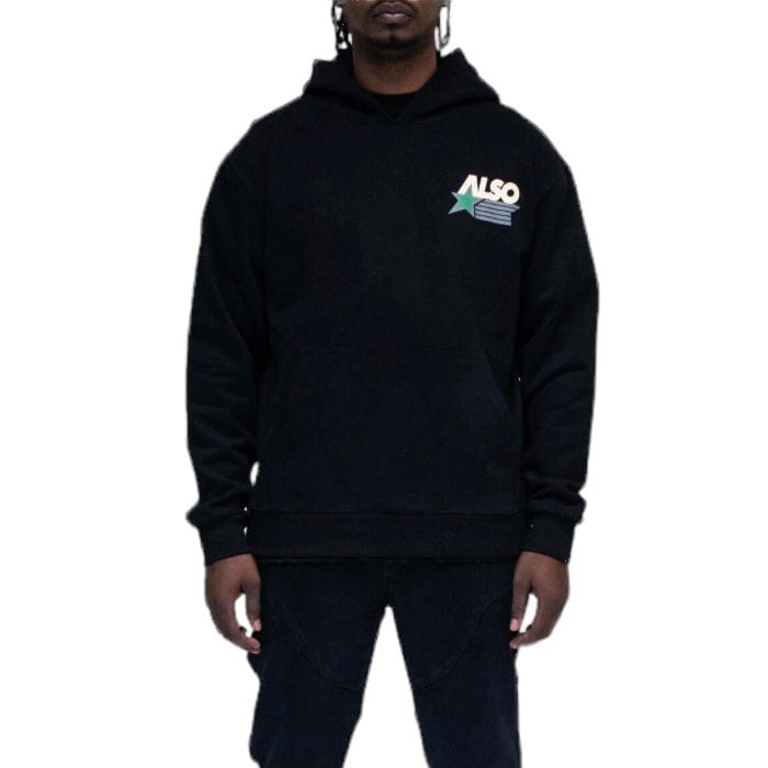 Almost Someday Capital Hoodie (Black) C7-10