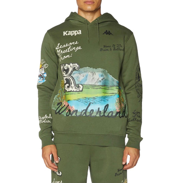 Kappa 2024 hoodie turquoise