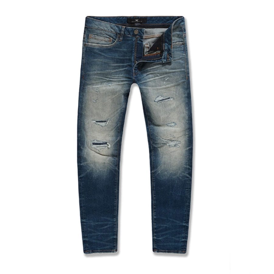 Jordan Craig Collins Meadowlands Ripped Azure Denim (Desert Blue) JC1220R