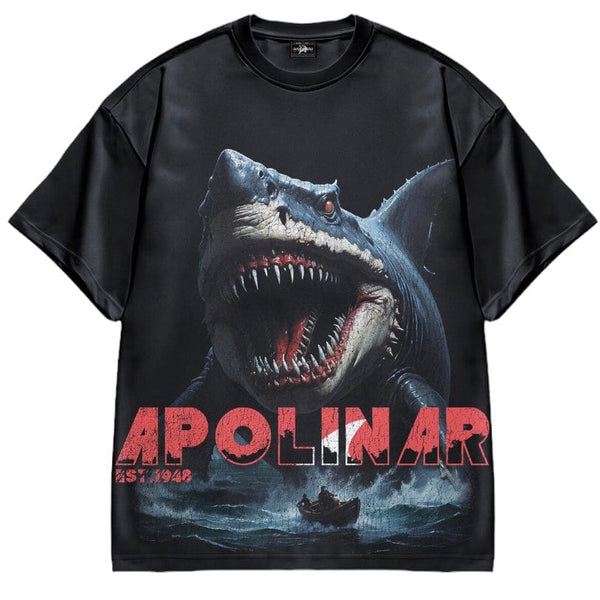 Apolinar Shark Tee (Black) APR407