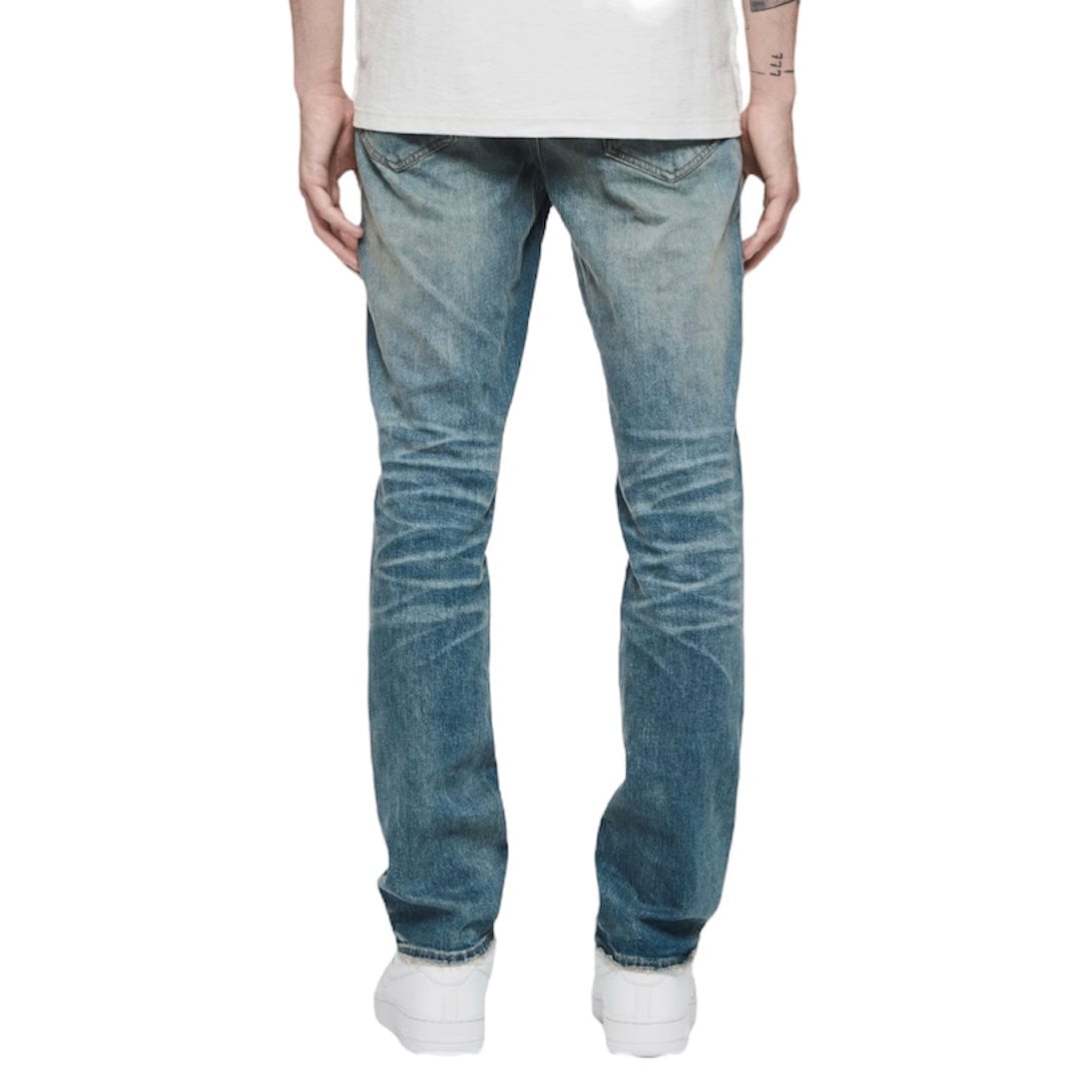 Purple Brand Vintaged Aged Indigo Blowout Jean (Mid Indigo) P005-VAIB323