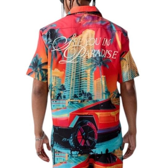 Jordan Craig Retro Wanderlust Party Short & Shirt Set (Miami) 2060-2060S