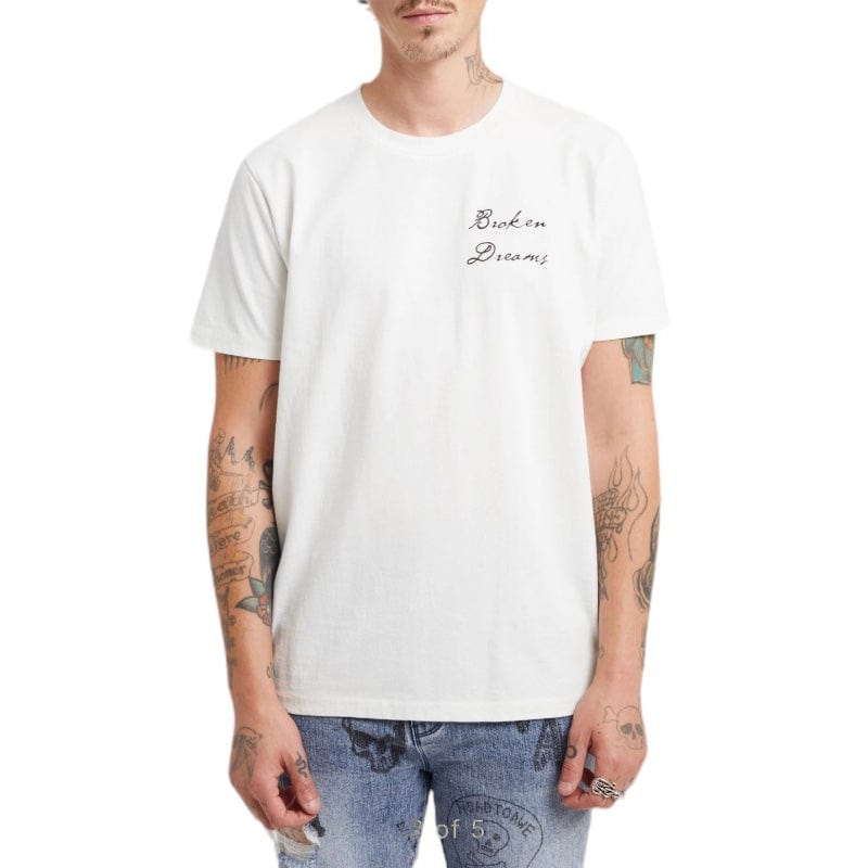 Rta Liam Broken Dreams Tee (White Collegiate) MU24K627-T1192WTCBD