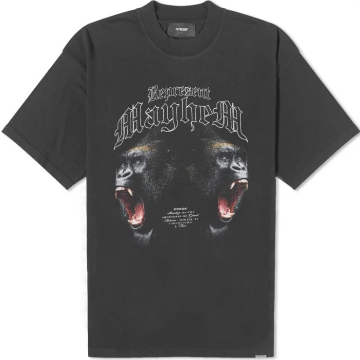 Represent Mayhem T Shirt (Vintage Black) MT4013-03