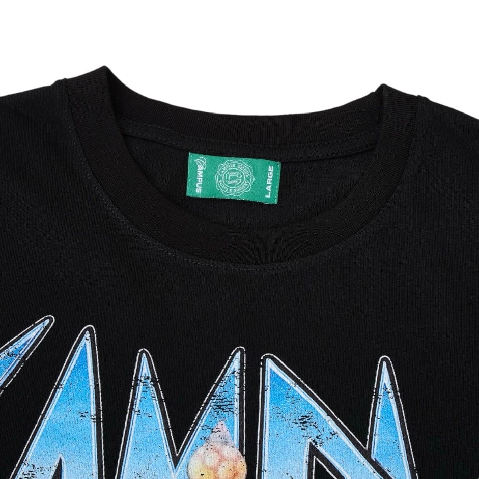 Campus Goods Broken Web Tee (Black) CG-H25-033