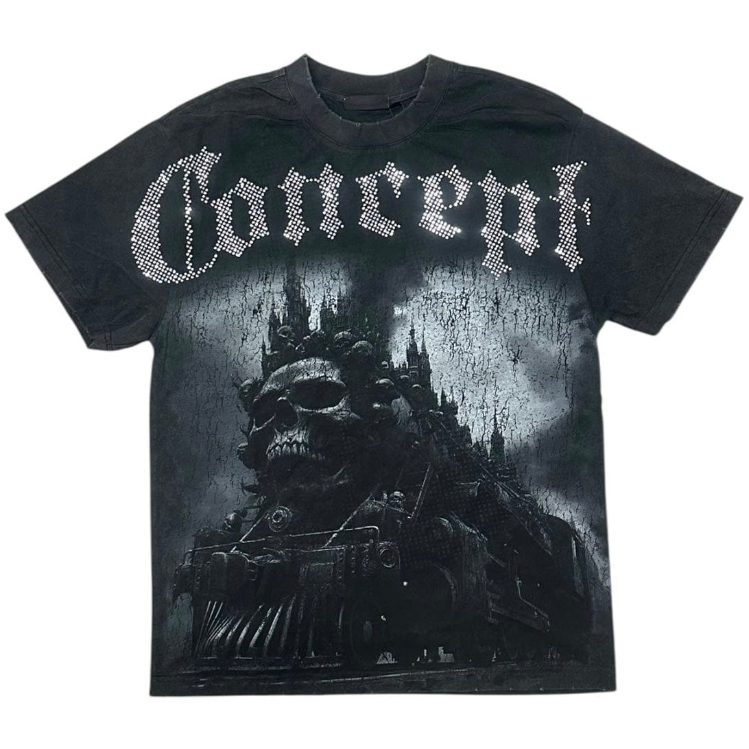 Concept La Midnight Tee (Black Wash) CTEE-51