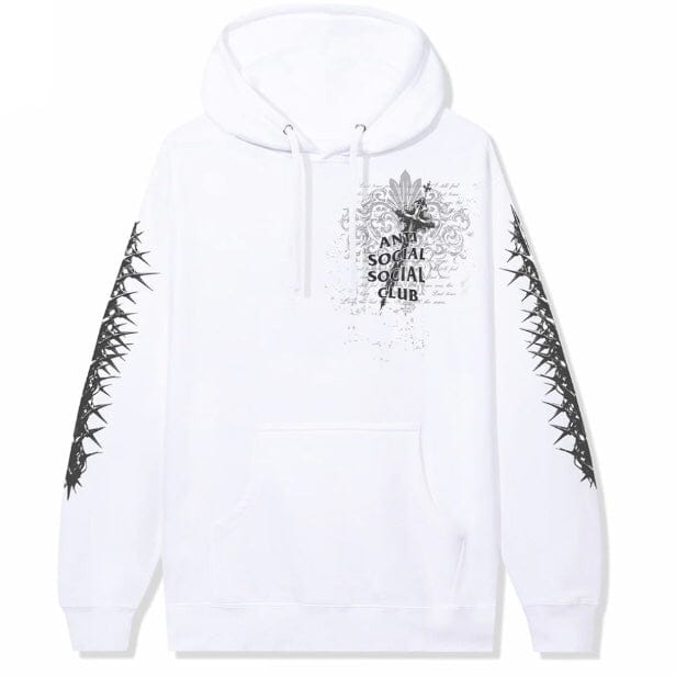 Anti Social Social Club Anguish Pullover Hoodie (White)