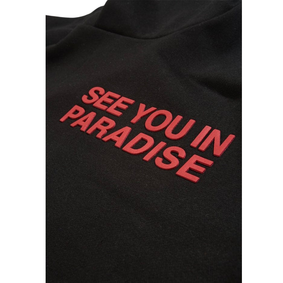 See You In Paradise Tonal Pullover Hoodie (Crimson) 8899H