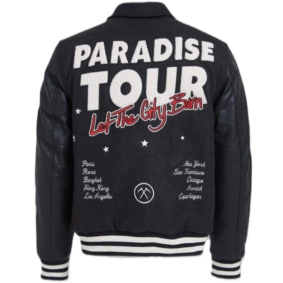 Jordan Craig Paradise Tour Varsity Jacket (Black) 91632