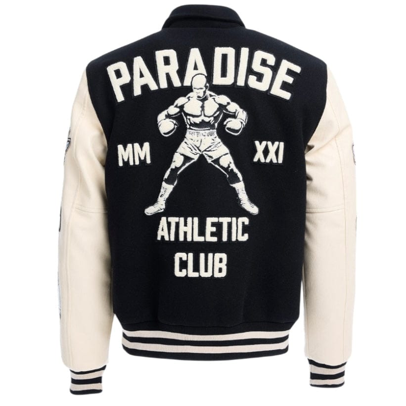 See You In Paradise Team Varsity Jacket (Black) 91700