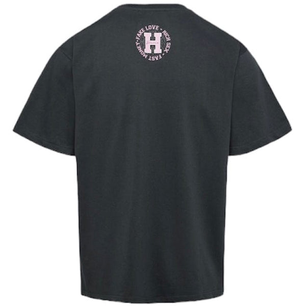 Homme Femme Purebred Tee (Charcoal/Pink) SPRING23139-2