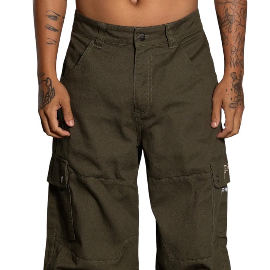 Loiter X Anti Flow Cargo Pants (Khaki)