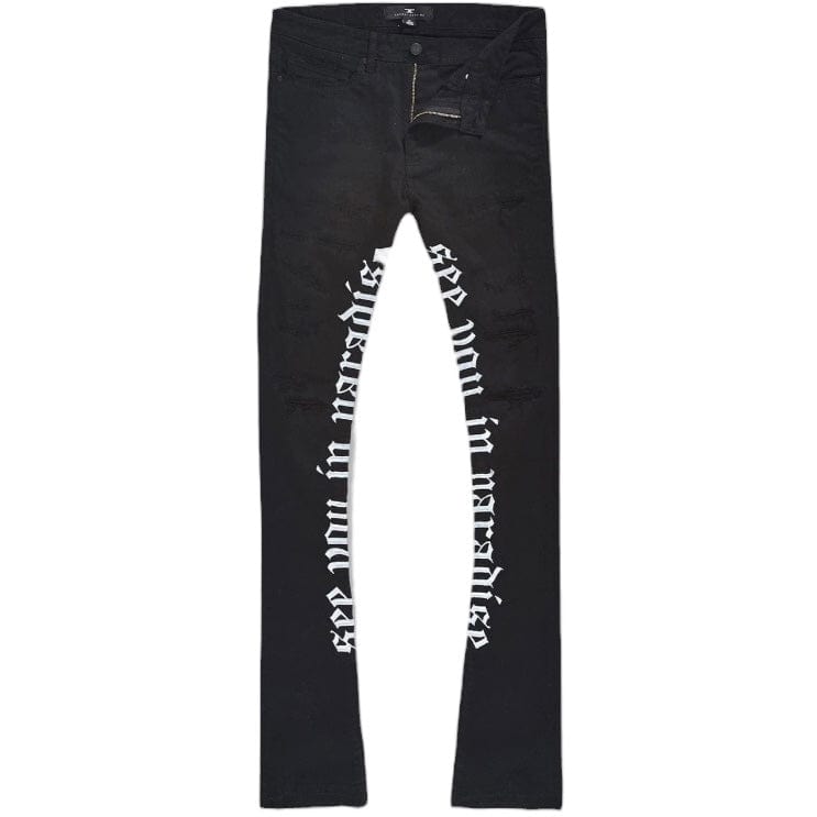 Jordan Craig Martin Stacked See You In Paradise Denim (Jet Black) JTF1154A