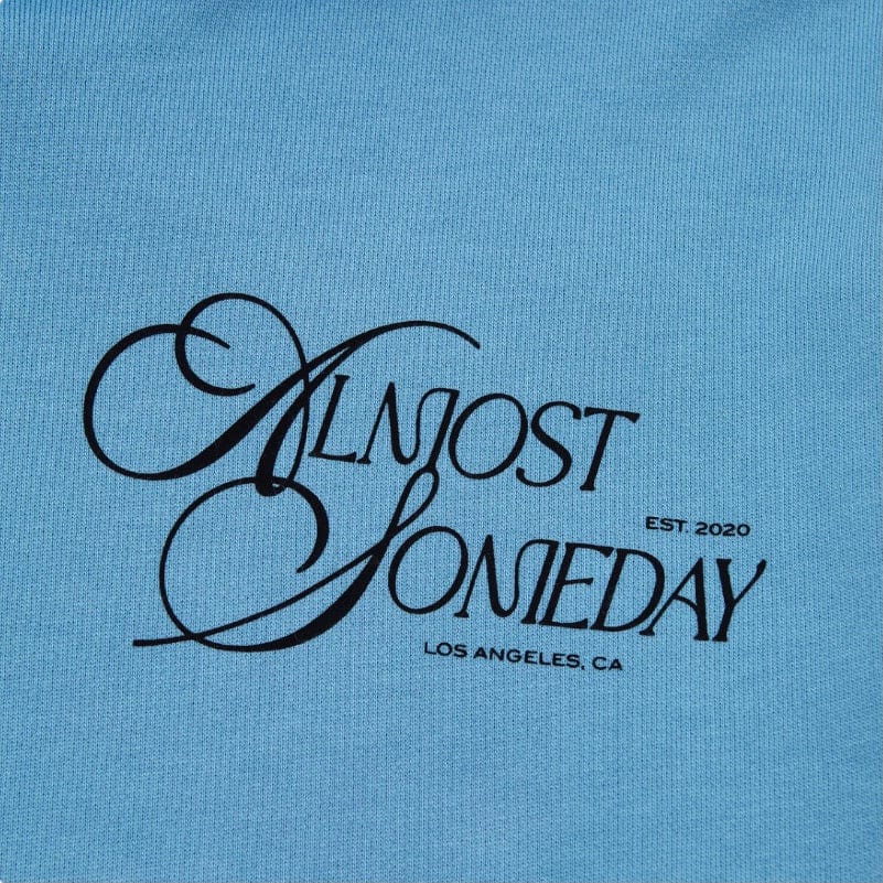 Almost Someday Stairway Hoodie (Baby Blue) C9-94