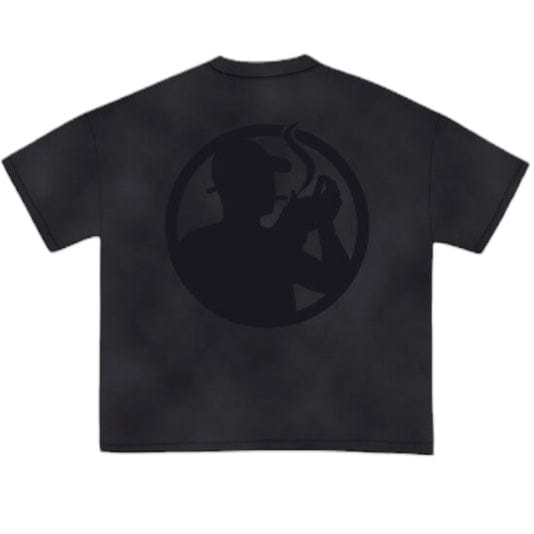 Mr.Wave Embossed Wave Tee (Black)