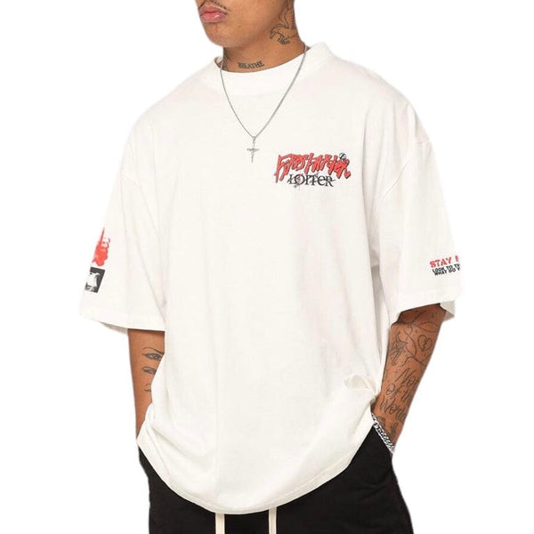 Loiter Firestarter Vintage Tee (Off White)