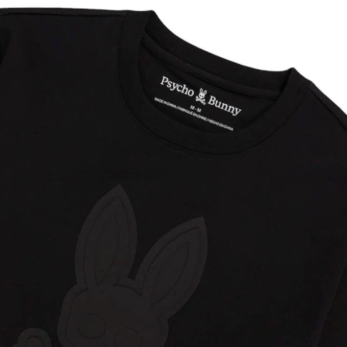 Psycho Bunny Damon Graphic Tee (Black) B6U900Y1PC