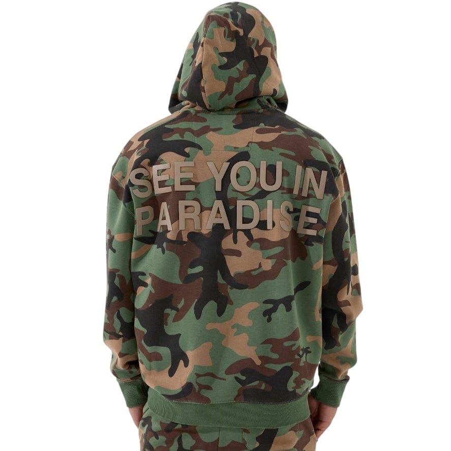 See You In Paradise Pullover Hoodie (Vintage Camo) 8395HC