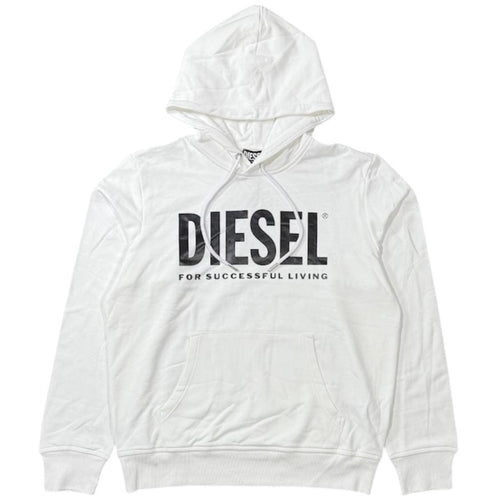 Diesel Successful Living Hoodie (White) A028130BAWT