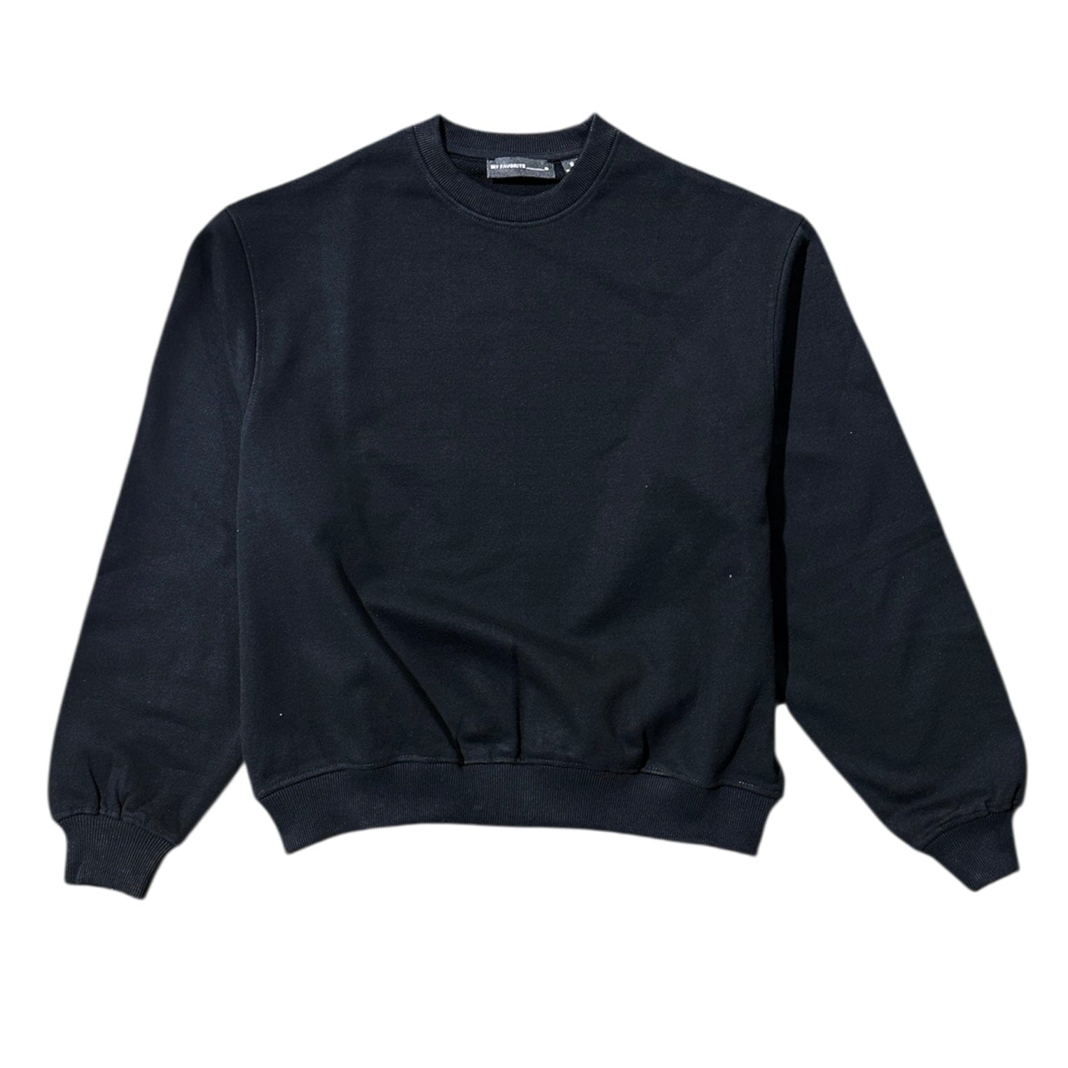 My Favorite French Terry Crewneck (Black) MF102