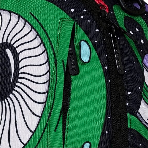 Sprayground Jorge Rodriguez Green Alien Backpack