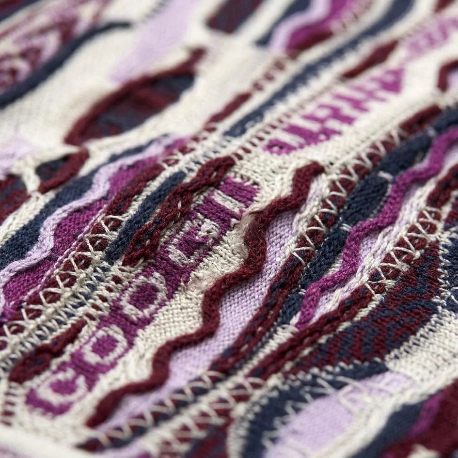 Coogi Pacific Maroon Crewneck Sweater (Multi)