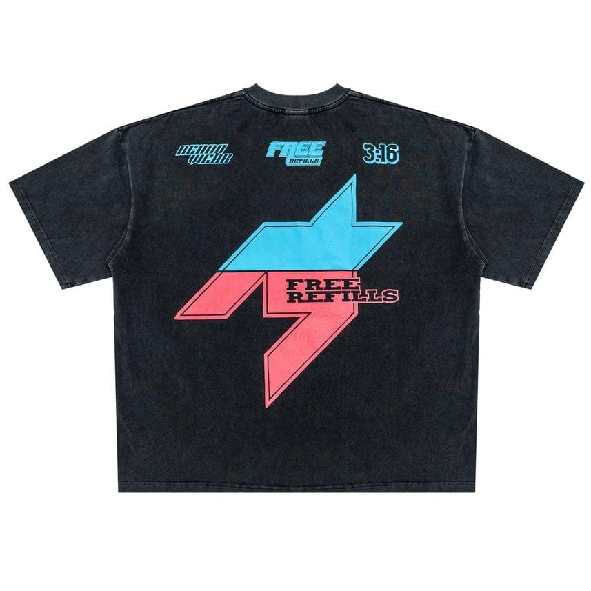 Free Refills Racer Tee (Black) FR-F25-010