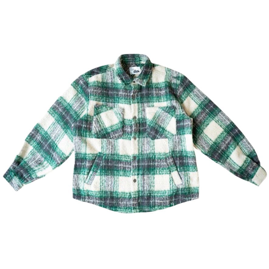 Eptm Side Slit Flannel (Green) EP11722