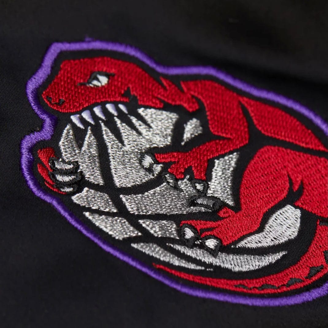 Mitchell & Ness Toronto Raptors Team Origins Satin Full-Snap Jacket (Black)