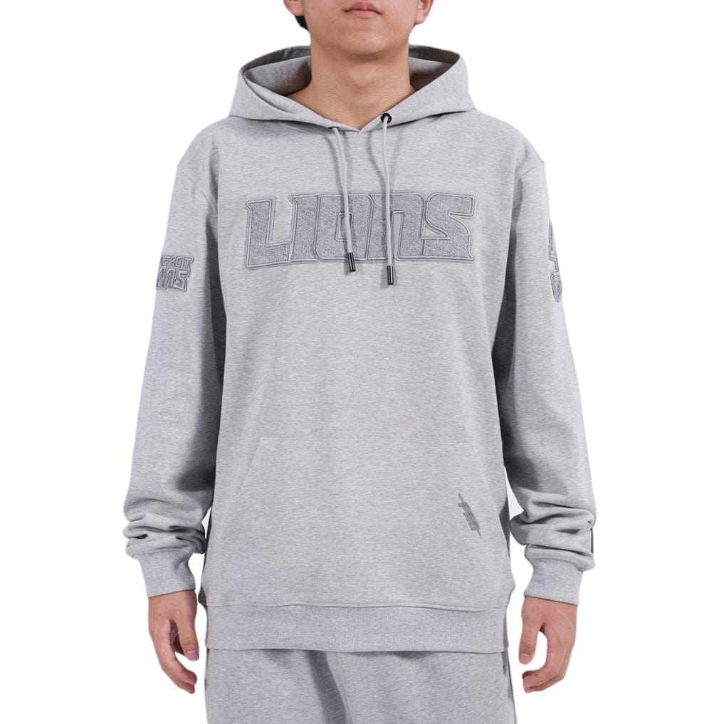 Pro Standard Detroit Lions Triple Tonal Dk Po Hoodie (Heather Grey)