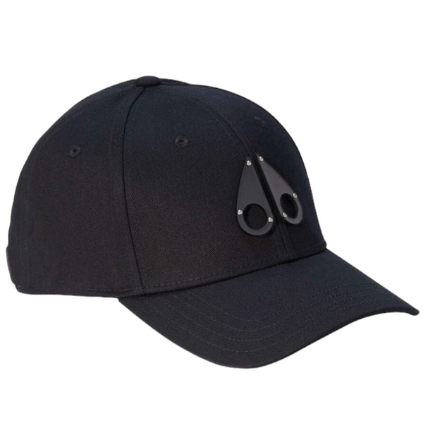 Moose Knuckles Logo Icon Cap (Black/Black Logo) M31MA534